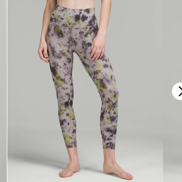 Lululemon Align High-Rise Crops 23
Radial Tie Dye Mauve Grey Multi - Picture 4 of 8